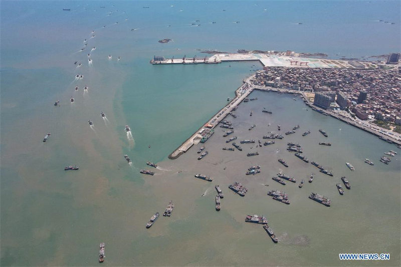 China: proibição sazonal de pesca é terminada em Fujian