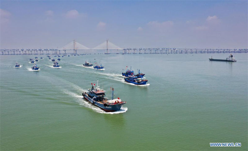 China: proibição sazonal de pesca é terminada em Fujian