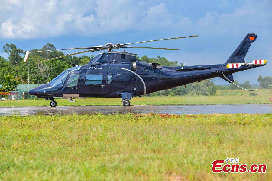 Primeiro helicóptero importado com tarifa zero chega ao FTP de Hainan