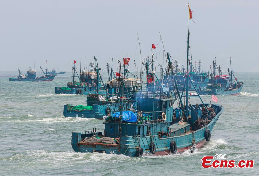 China: proibição anual de pesca marítima no verão é terminada no Mar Amarelo e no Mar de Bohai 