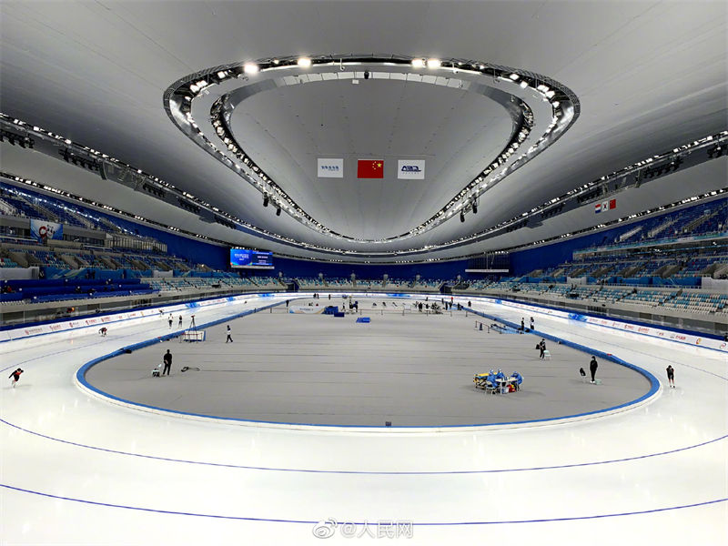 Beijing 2022：primeira competição de teste é realizada no Oval Nacional de Patinação de Velocidade