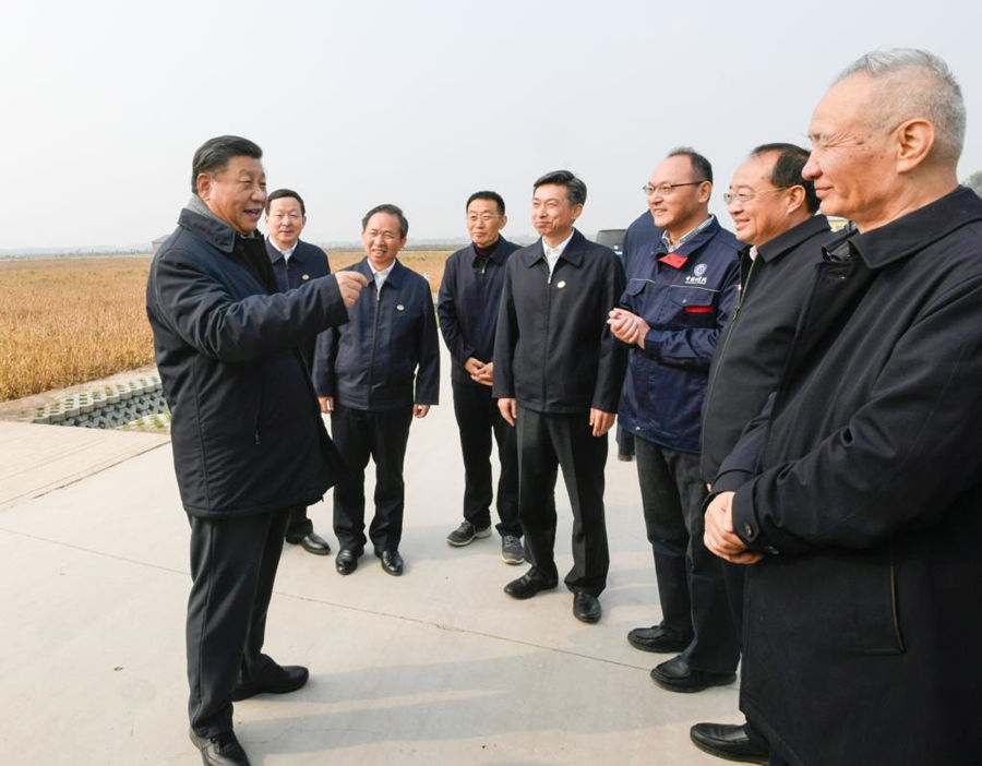 Xi pede progresso notável na proteção ecológica e no desenvolvimento de alta qualidade da bacia do rio Amarelo