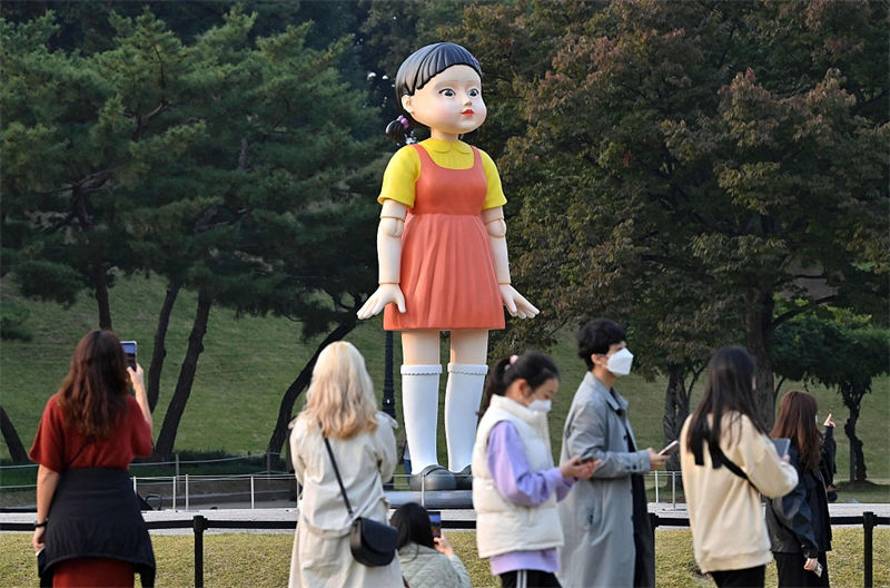 Coreia do Sul: estátua de boneca de 