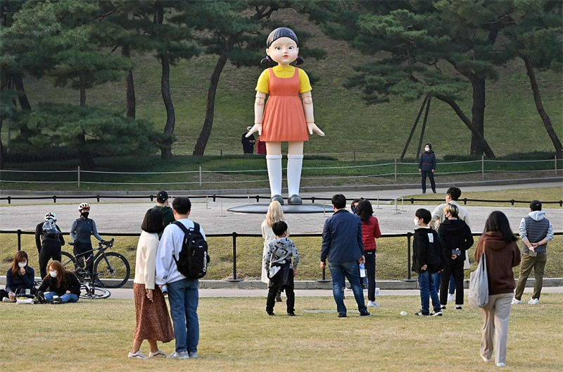 Coreia do Sul: estátua de boneca de 