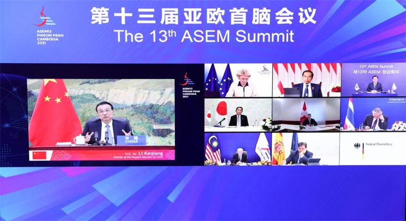 Premiê chinês pede que nações da Ásia e Europa adiram à solidariedade e cooperação