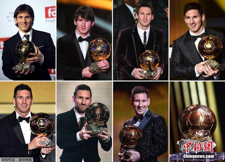 Messi eleito vencedor da Bola de Ouro 2021