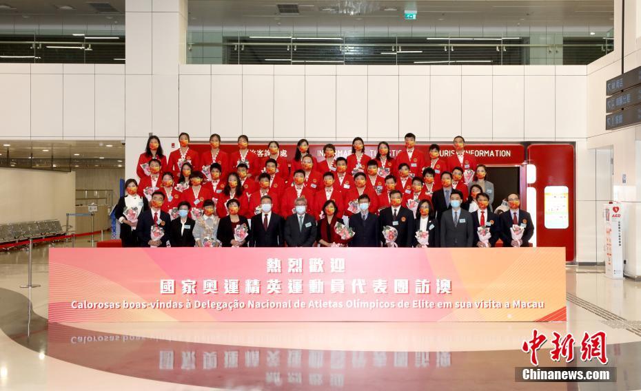 Macau recebe delegação de atletas olímpicos do continente chinês