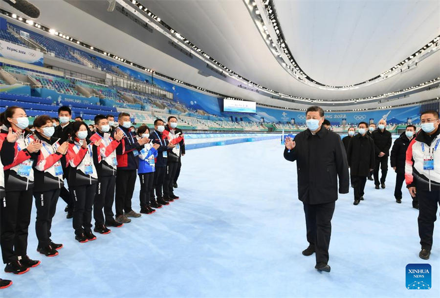 Xi Jinping inspeciona preparativos para as Olimpíadas de Inverno de Beijing 2022