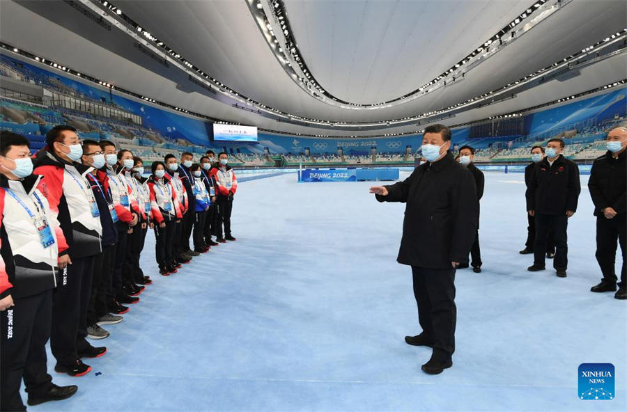 Xi Jinping inspeciona preparativos para as Olimpíadas de Inverno de Beijing 2022