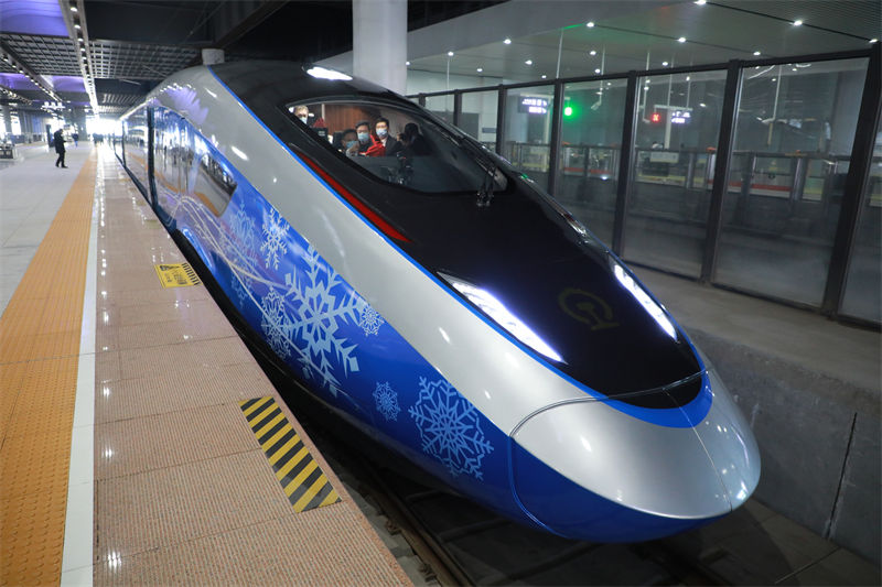 Trem-bala olímpico de inverno de Beijing tem o primeiro estúdio 5G UHD do mundo