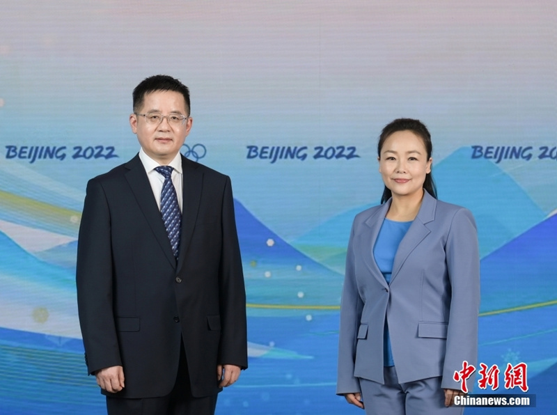 Porta-vozes do Comitê Organizador de Beijing dos Jogos Olímpicos de Inverno 2022 foram oficialmente apresentados ao público