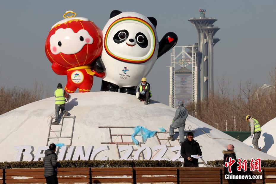Mascotes recebem Beijing 2022