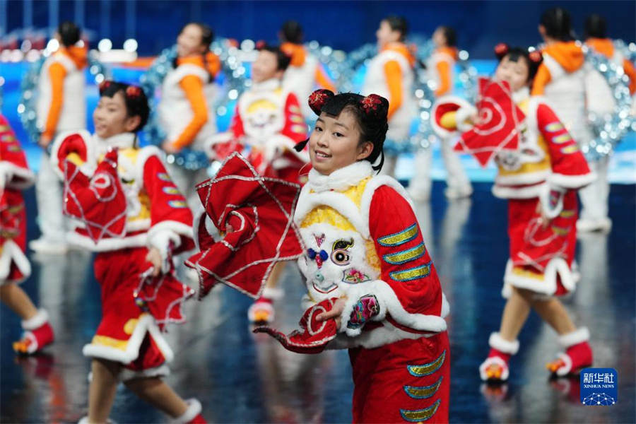 Realizado ensaio da cerimônia de abertura da Olimpíada de Beijing 2022