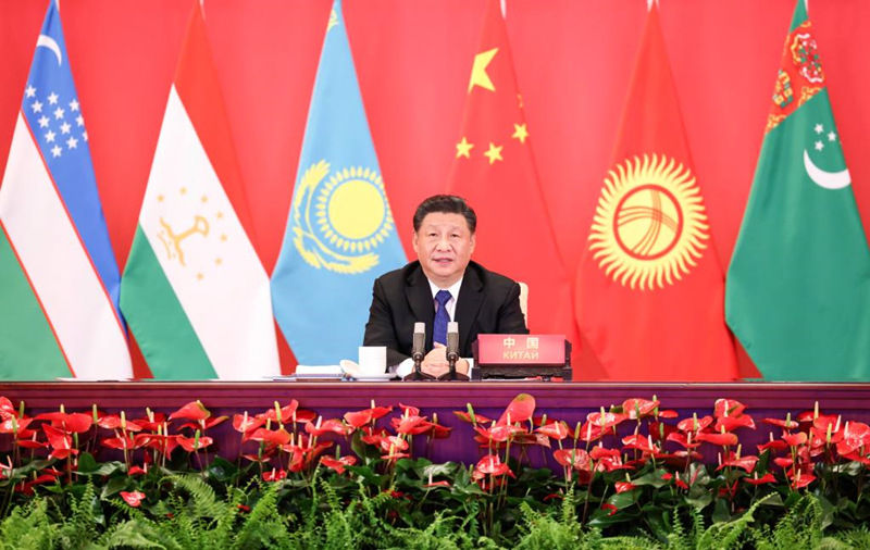 Xi Jinping preside cúpula virtual em comemoração ao 30º aniversário dos laços China-Ásia Central