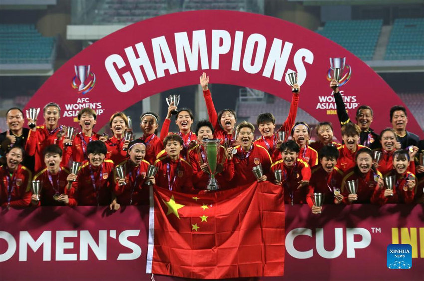 China volta sagrar-se campeã asiática de Futebol Feminino após 16 anos