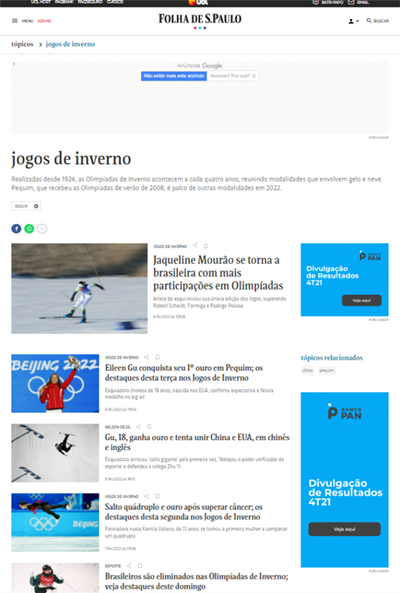 Veículos de imprensa da América Latina acompanham Olimpíadas de Inverno de Beijing