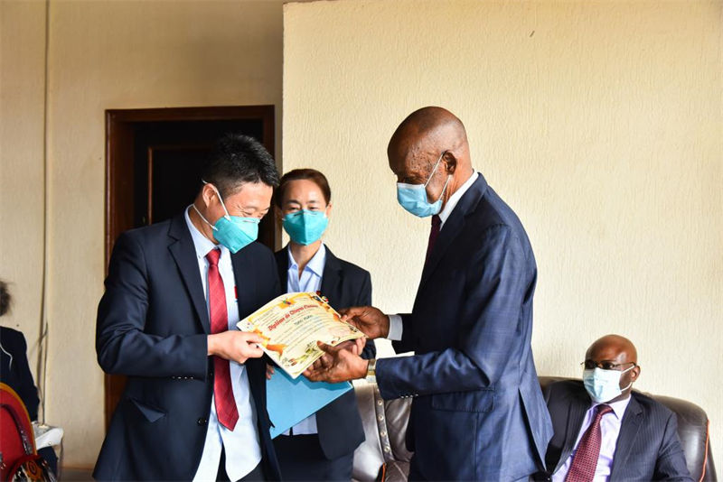 Autoridade camaronesa expressa gratidão à equipe médica chinesa