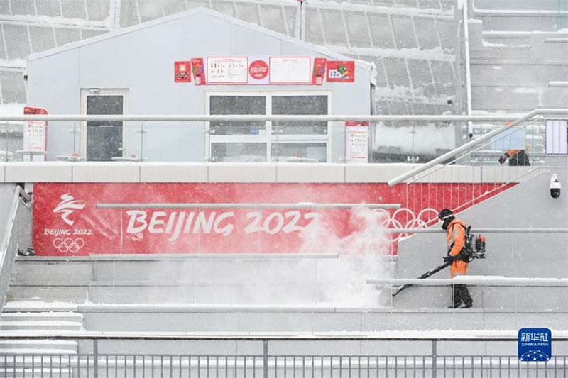  Beijing 2022: “Ruyi de Neve” limpa neve para viabilizar treinamento dos atletas