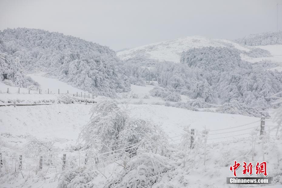 Galeria: vila de montanha coberta de neve no sudoeste da China