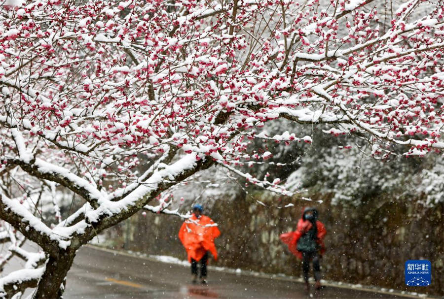 Sul da China recebe chuva e neve generalizada