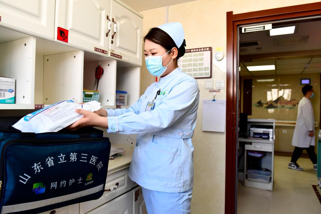 Shandong estabelece plataforma on-line que presta serviços de enfermagem domiciliar