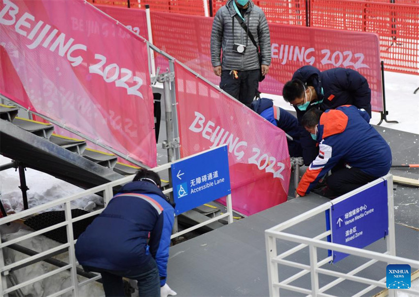 Beijing 2022: Centro Nacional de Esqui Alpino pronto para receber os Jogos Paraolímpicos