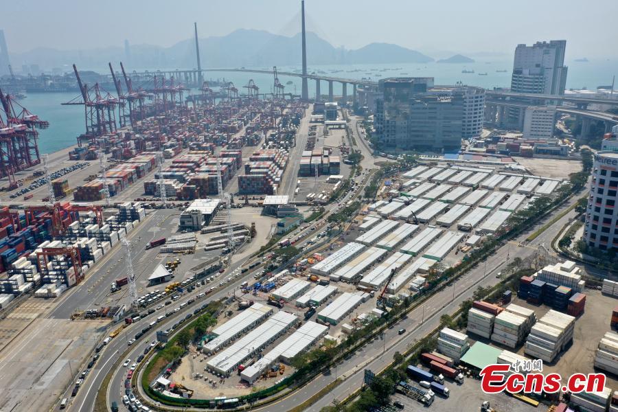 Instalação de isolamento comunitário com apoio do continente é concluída em Hong Kong 