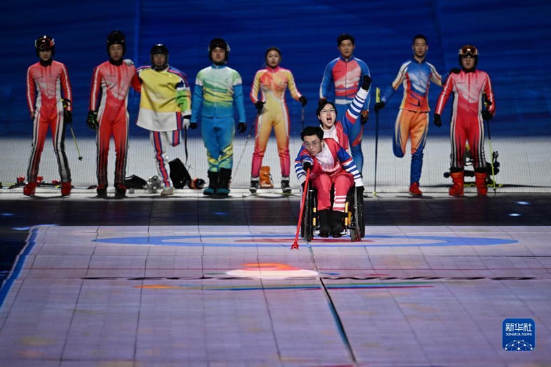 Cerimônia de abertura dos Jogos Paralímpicos de Inverno de 2022 realizada em Beijing