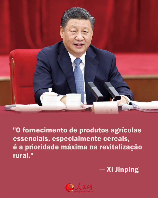 Presidente Xi Jinping enfatiza segurança alimentar nas Duas Sessões