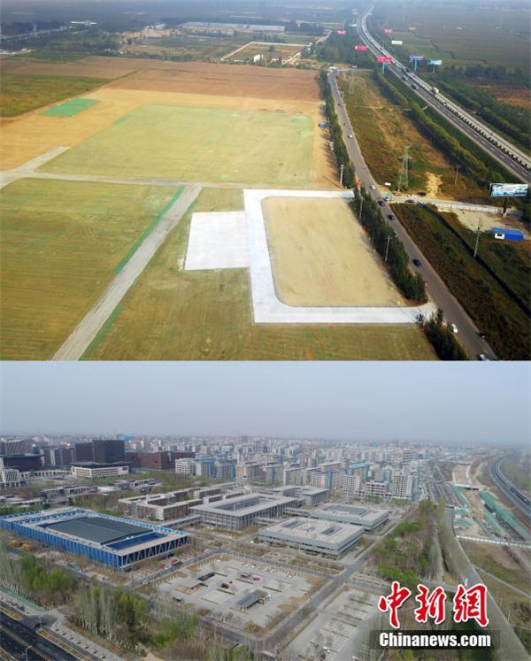 Galeria: fotografias aéreas das mudanças em Xiong’an