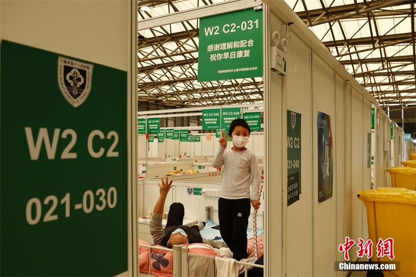 Galeria: hospital de campanha do Centro Nacional de Exposições de Shanghai