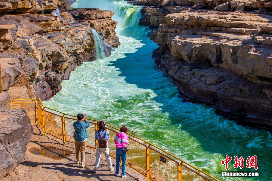 Galeria: paisagem rara aparece na cachoeira Hukou no rio Amarelo 