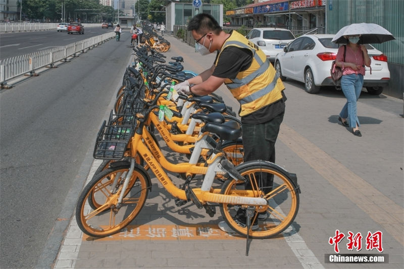 Beijing: bicicletas compartilhadas são equipadas com 