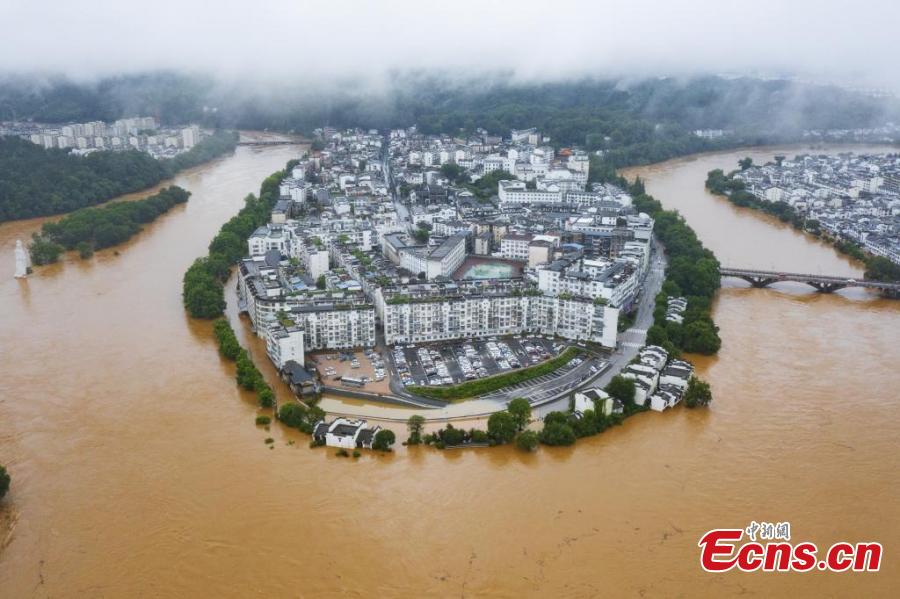 Província de Jiangxi emite alerta vermelho para inundações