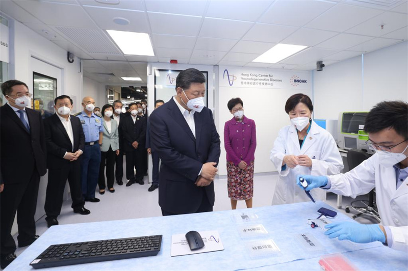 Presidente Xi Jinping elogia inovação e desenvolvimento tecnológico de Hong Kong