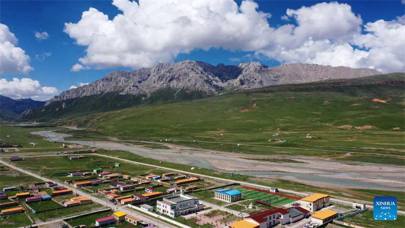 China: panorama de Sanjiangyuan, Qinghai 