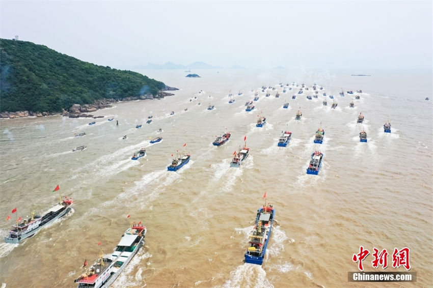 Zhejiang: proibição de pesca marítima no verão é terminada no Mar da China Oriental