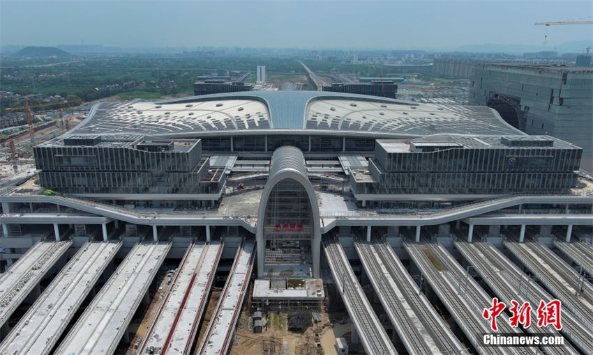 Jogos Asiáticos de Hangzhou 2022: Estação Ferroviária Oeste de Hangzhou é concluída