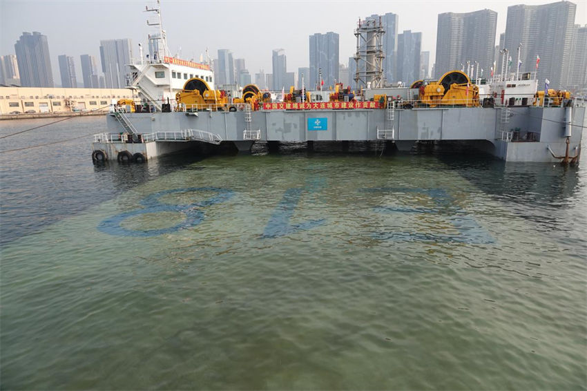 Dalian: concluído a instalação de tubos para túnel submarino