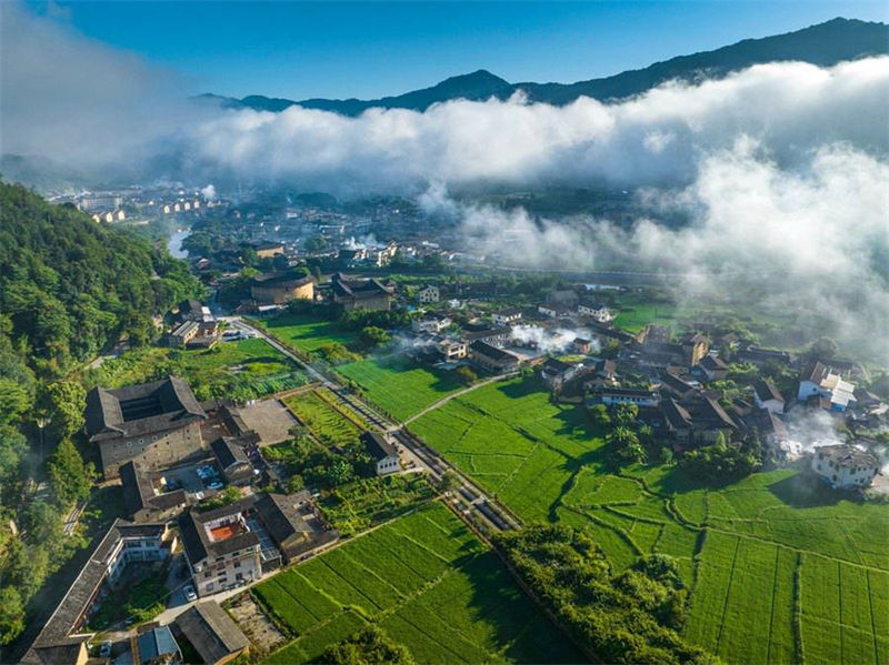 Galeria: vista magnífica de Tulou em Fujian