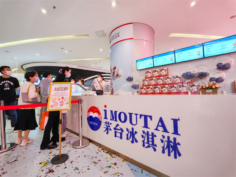 Marca chinesa de licor Moutai abre sorveteria em Beijing