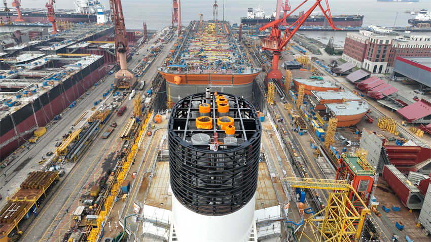 Shanghai: inicia construção do primeiro grande navio de cruzeiro doméstico