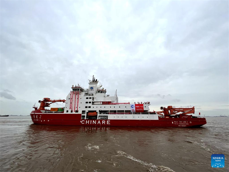 China inicia 39ª expedição à Antártica