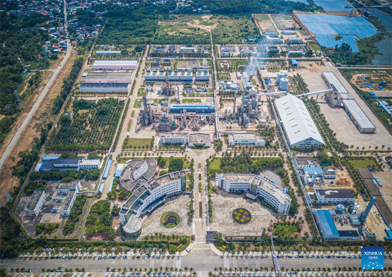 Parque industrial no porto livre de Hainan transforma-se numa base industrial de alta tecnologia