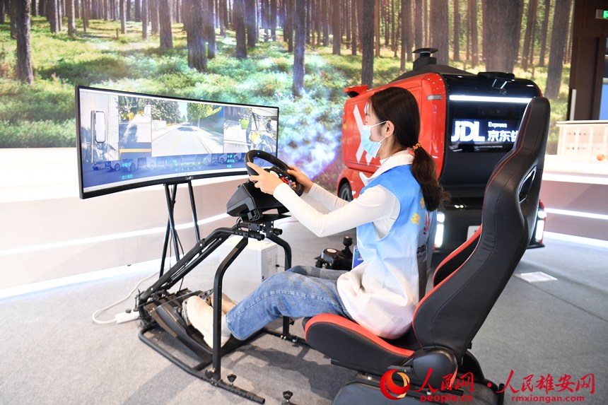 Carro voador de Xpeng exibido na 5ª Semana Internacional de Design Industrial de Hebei