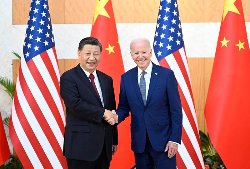 Xi Jinping e Biden realizam troca franca e profunda de opiniões sobre laços bilaterais e principais questões globais