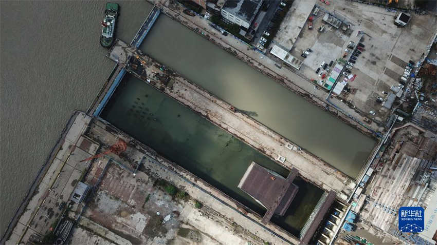 Antigo estaleiro de Shanghai Shipyard receberá navio naufragado Yangtze No. 2 para pesquisa arqueológica 