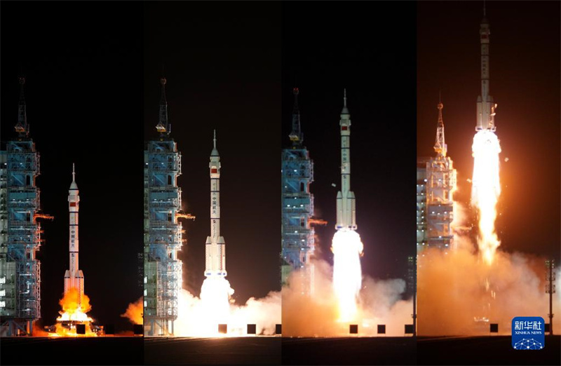 China lança nave espacial tripulada Shenzhou-15