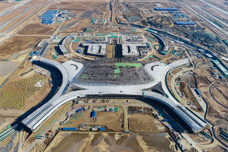 Mongólia Interior: construção do terminal do novo aeroporto de Hohhot é preliminarmente concluída