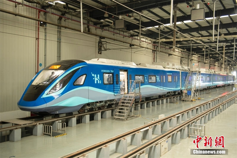 Primeiro trem de energia de hidrogênio do mundo foi fabricado na província chinesa de Sichuan